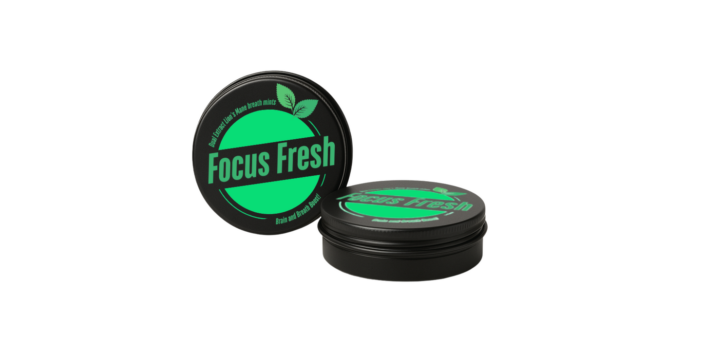 Dual Extract Lion's Mane Mints - Wintergreen